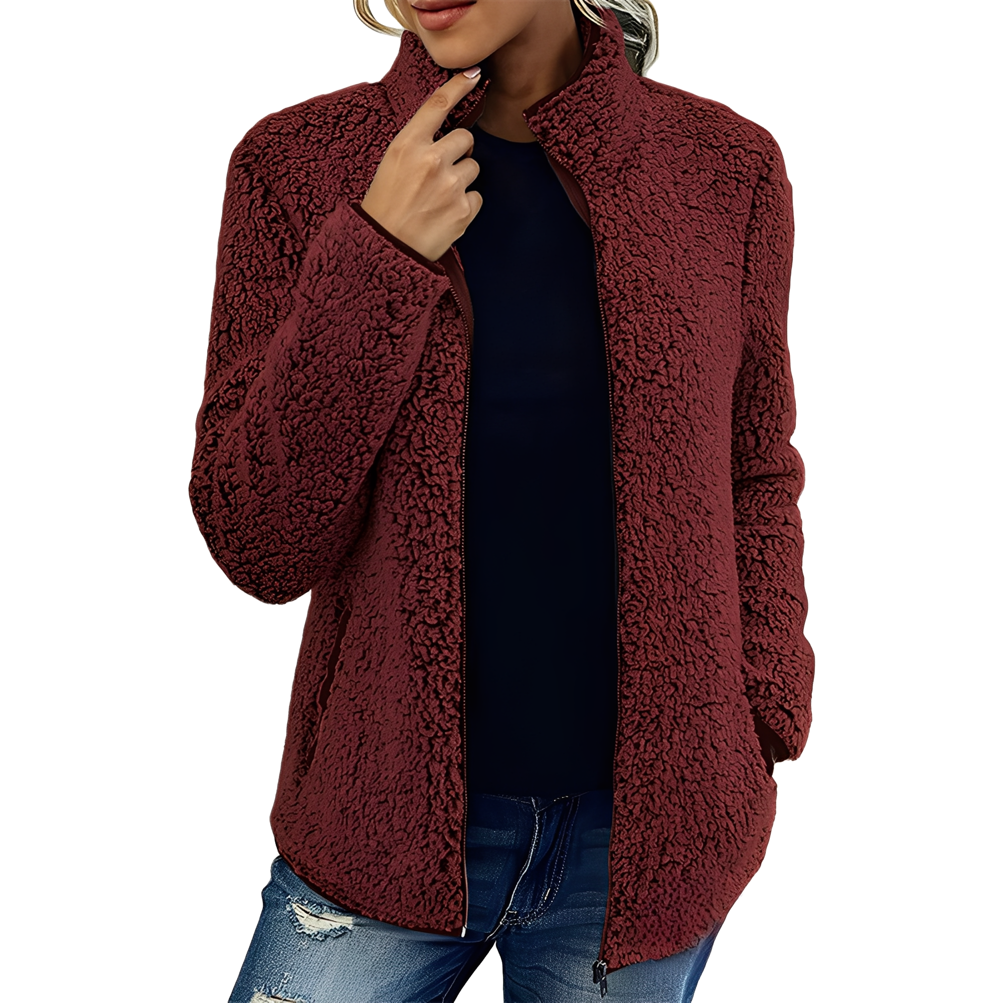 Larissa - Stilvolle und warme Damen-Fleecejacke