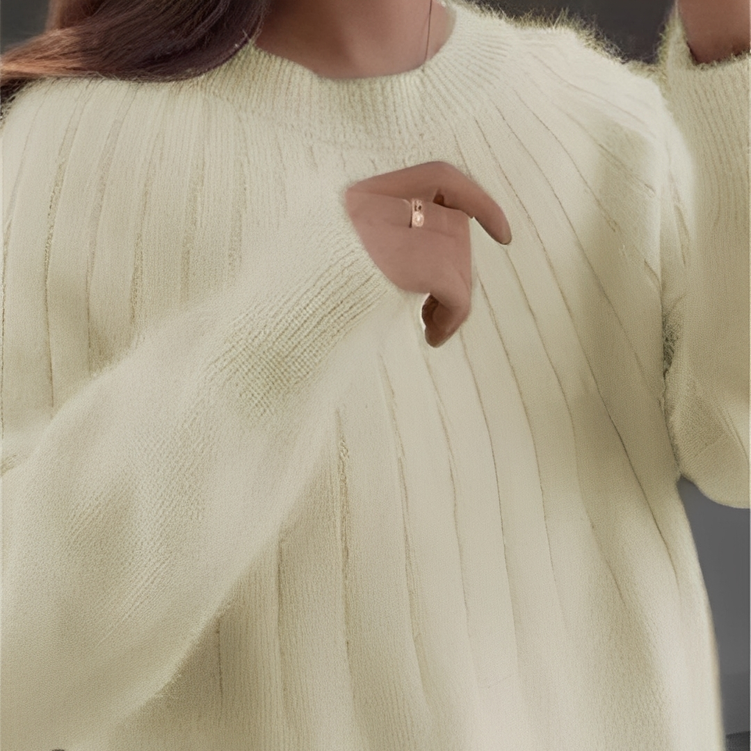 Davon - Komfortabler und stilvoller Wollpullover für Damen