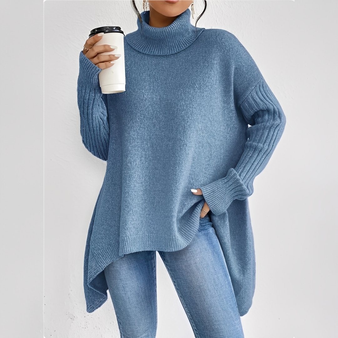 Maëlle – Damen-Rollkragenpullover mit klassischer Silhouette