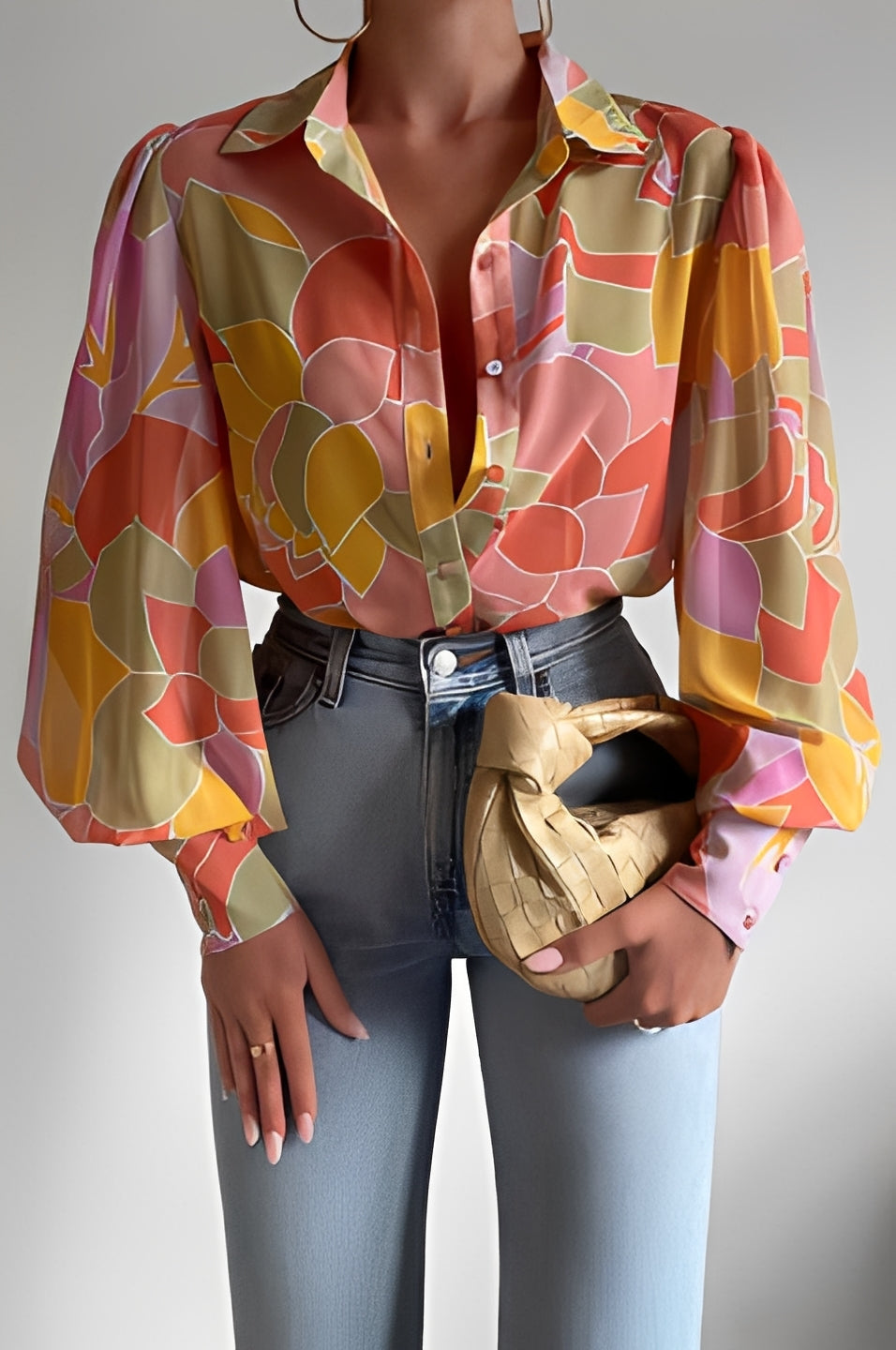 Carla - Schicke Bluse mit Ballonärmeln für Damen