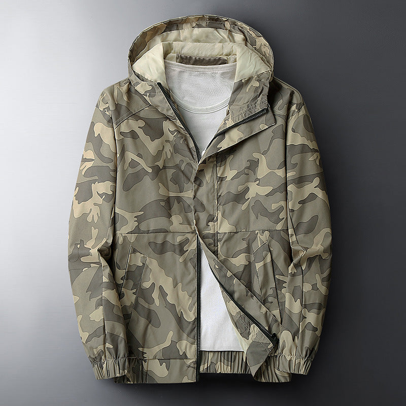 Edgar - Herren-Camouflagejacke mit Kapuze im taktischen Look