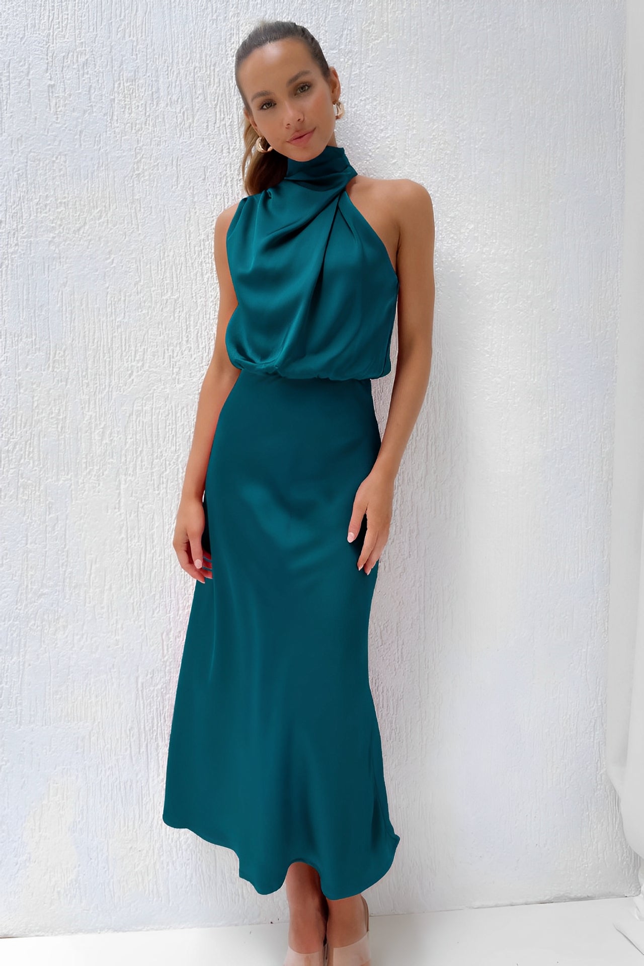 Marley - Elegantes Satin-Abendkleid für Damen