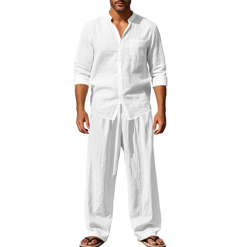 Gerald - Komfortables Set aus Langarmshirt und Hose für Herren
