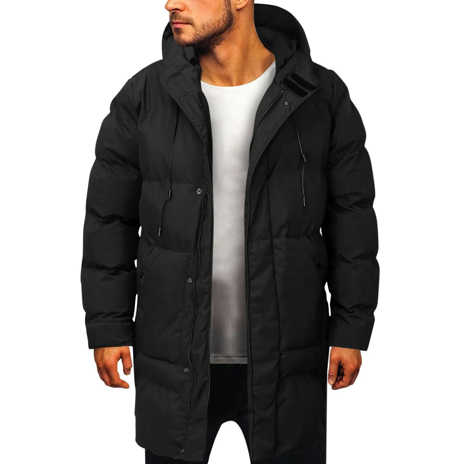 Robert - Herren-Daunenjacke mit Kapuze für kalte Tage