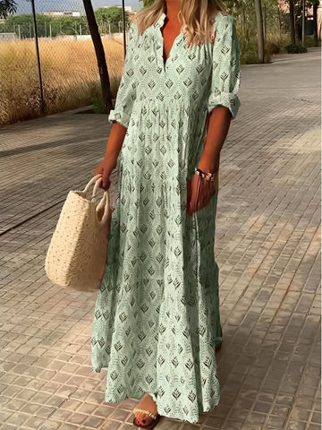 Yasmine - Bequemes und lockeres Damen-Maxikleid