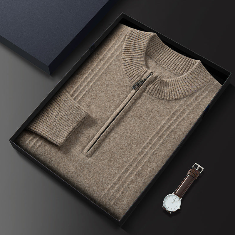 Ralph – Eleganter Herrenpullover mit Rippstruktur