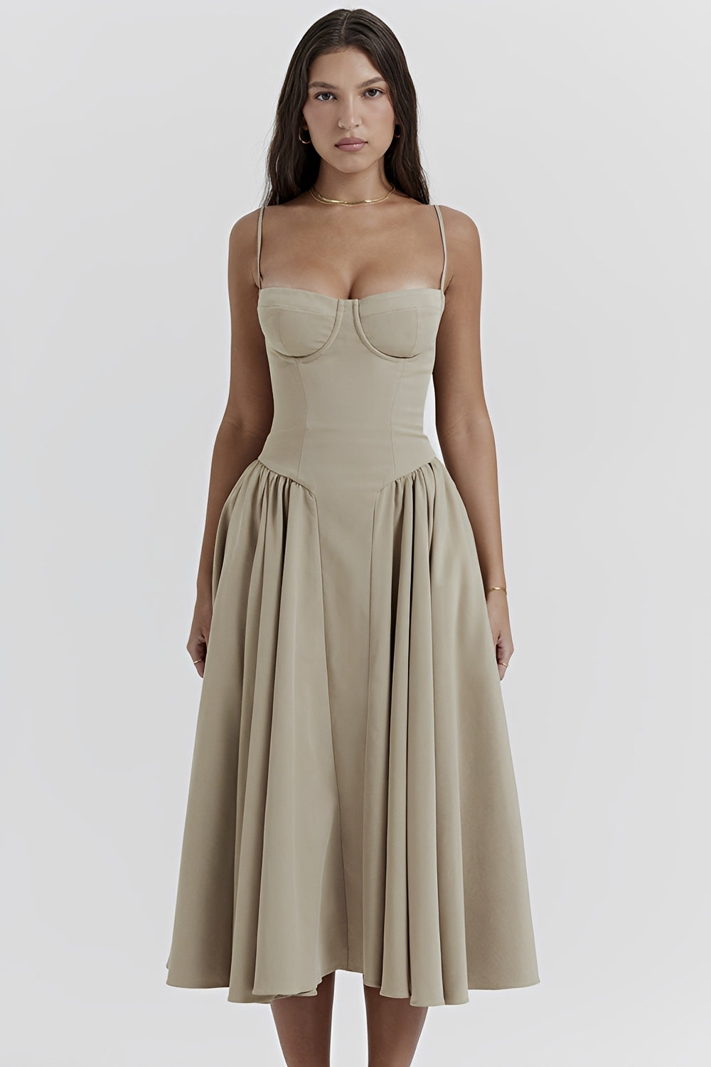 Bonnie - Legeres, rückenfreies Sling-Kleid für Damen