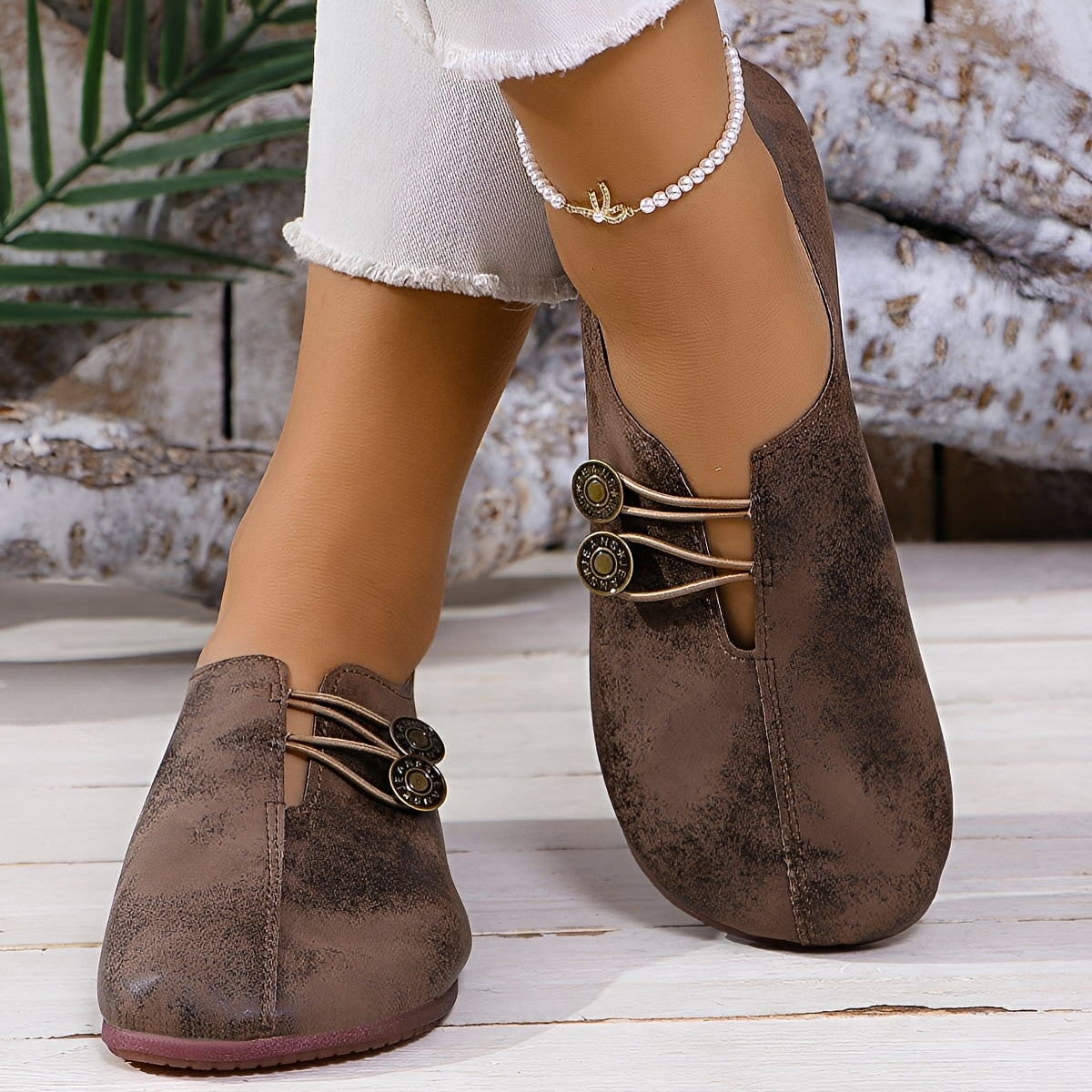 Monica - Elegante, bequeme flache Schuhe für Damen