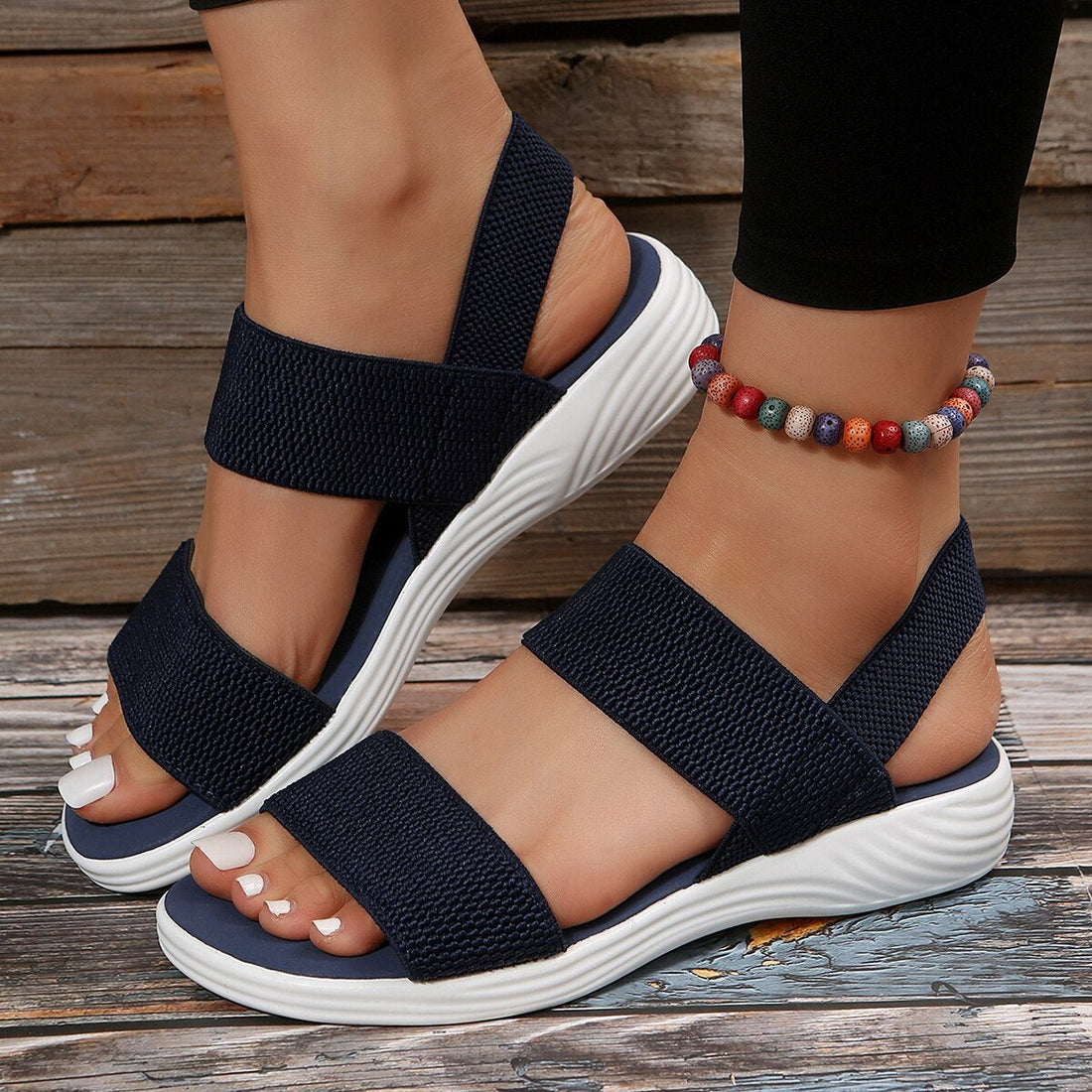 Remy - Sandalen mit Keilabsatz