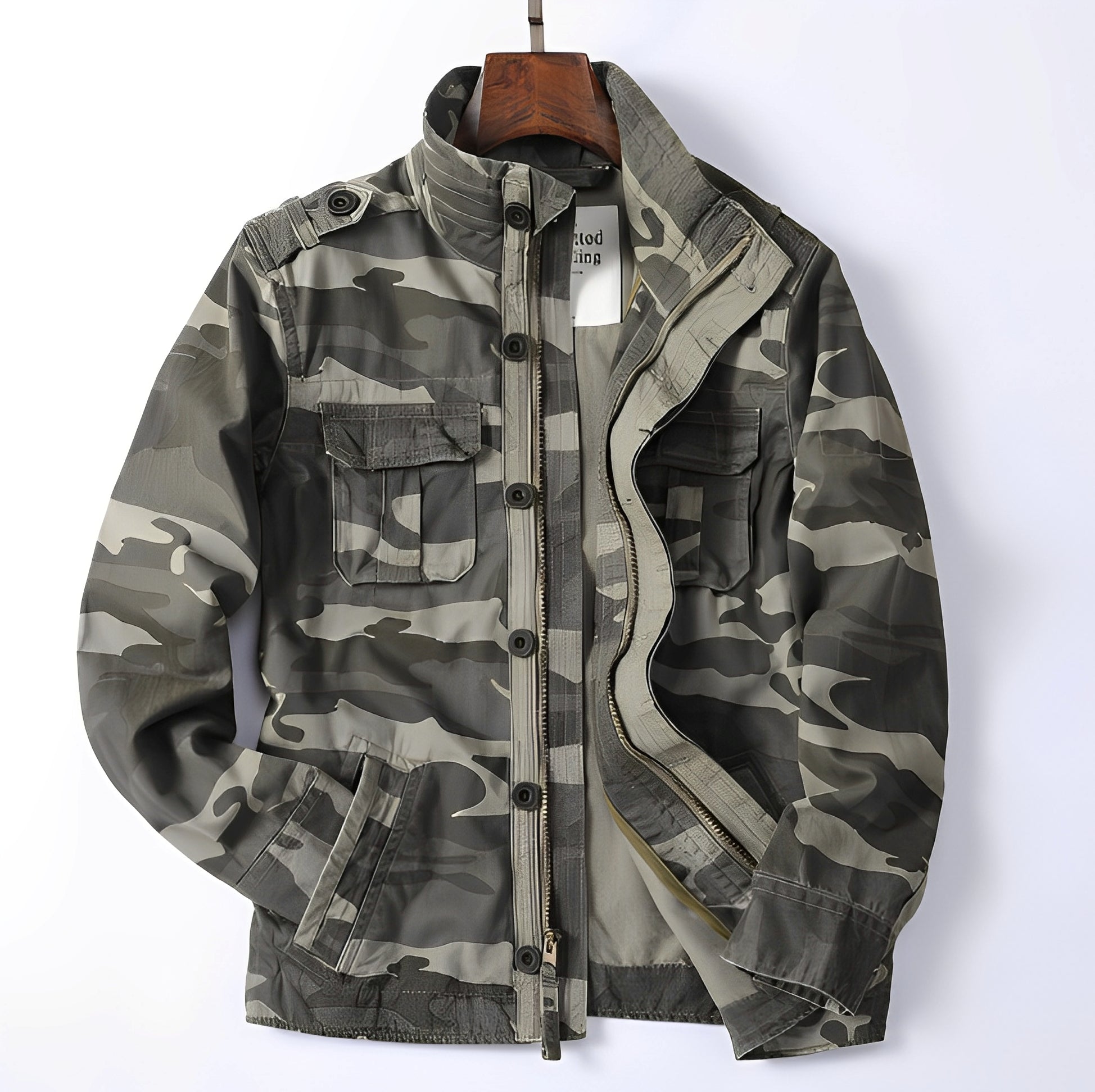Trenton - Klassische Männer-Jeansjacke mit Taschen