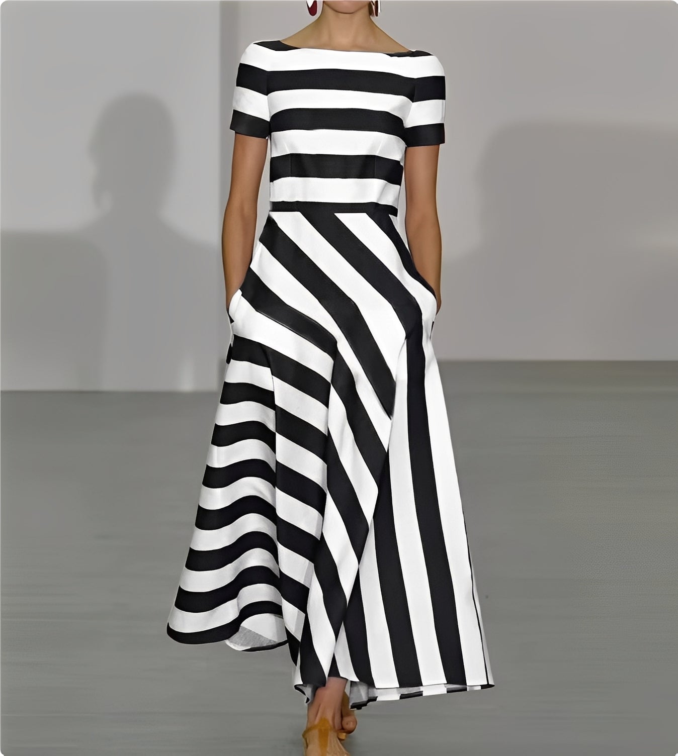 Rebecca - Elegantes Maxikleid in A-Linie für Damen