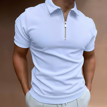 Carlos - Schickes Polo mit Reißverschluss für Herren
