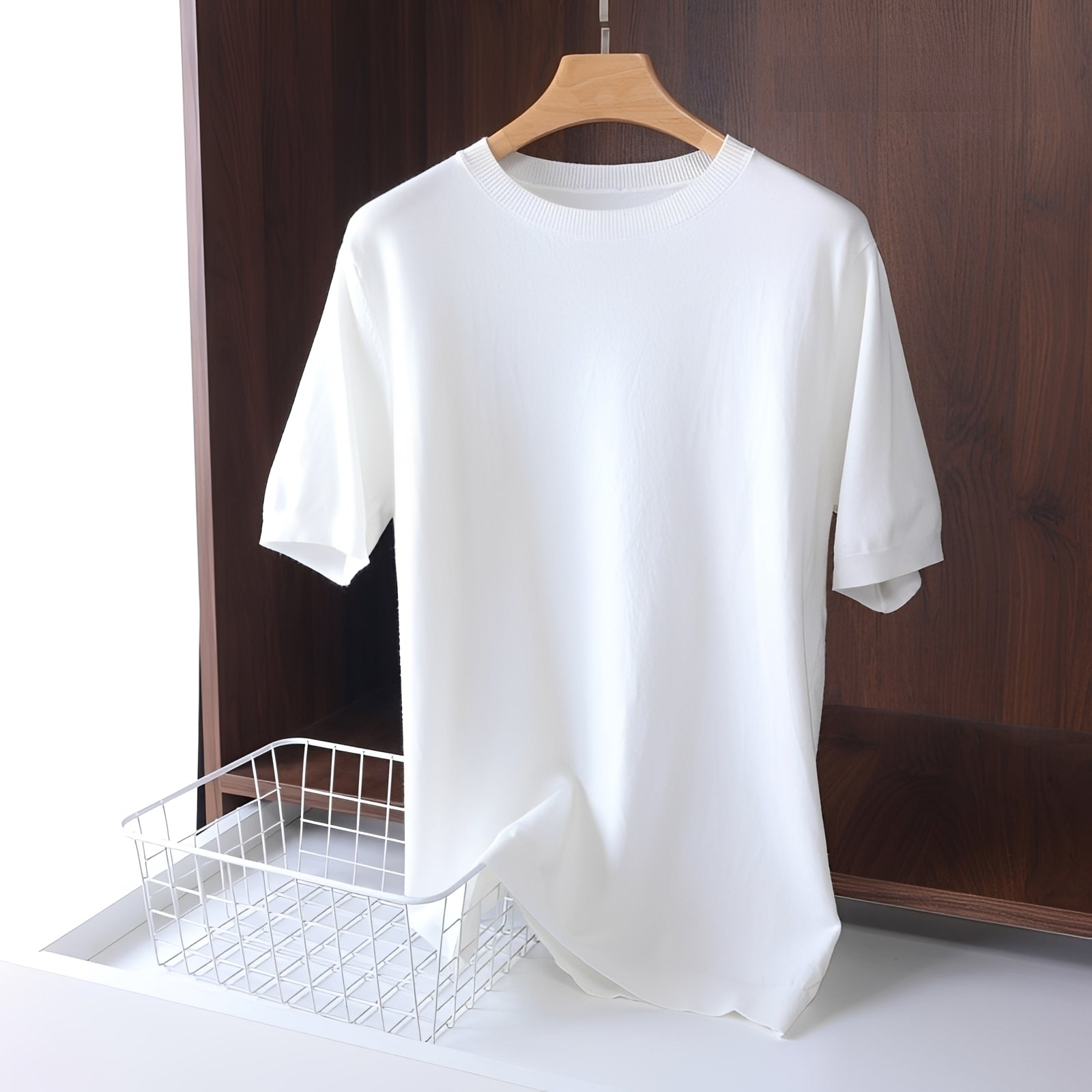 Nannie - Legeres Damen-T-Shirt mit Rundhalsausschnitt