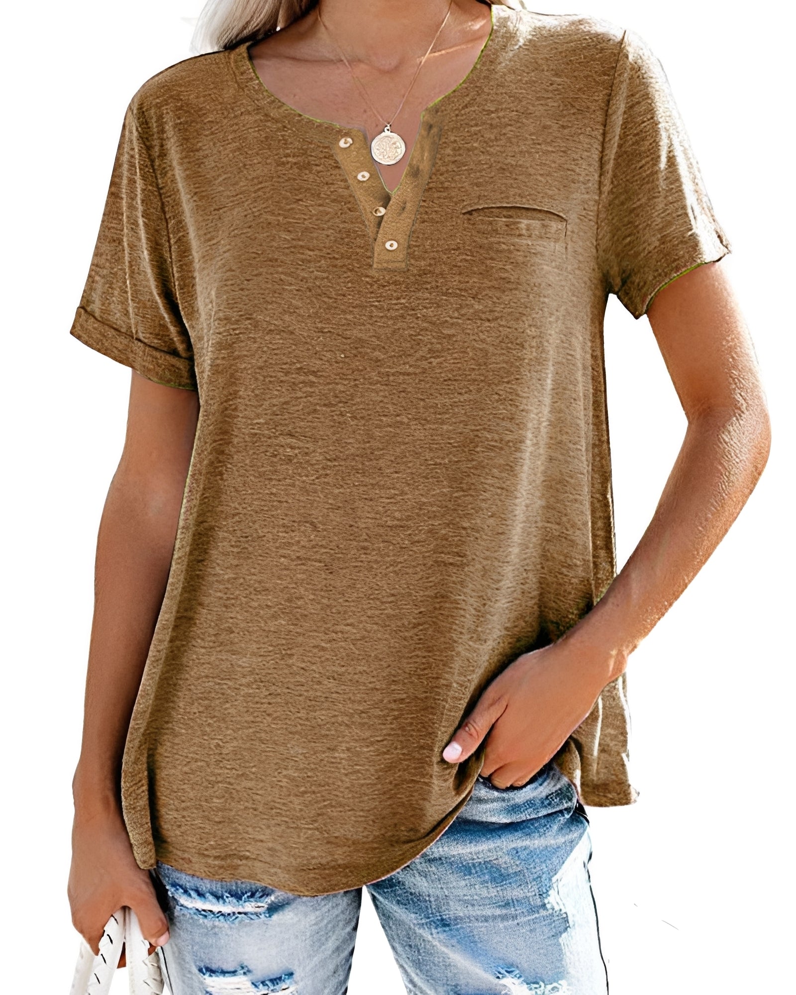 Alyssa - Weite und lässige Bluse für Damen