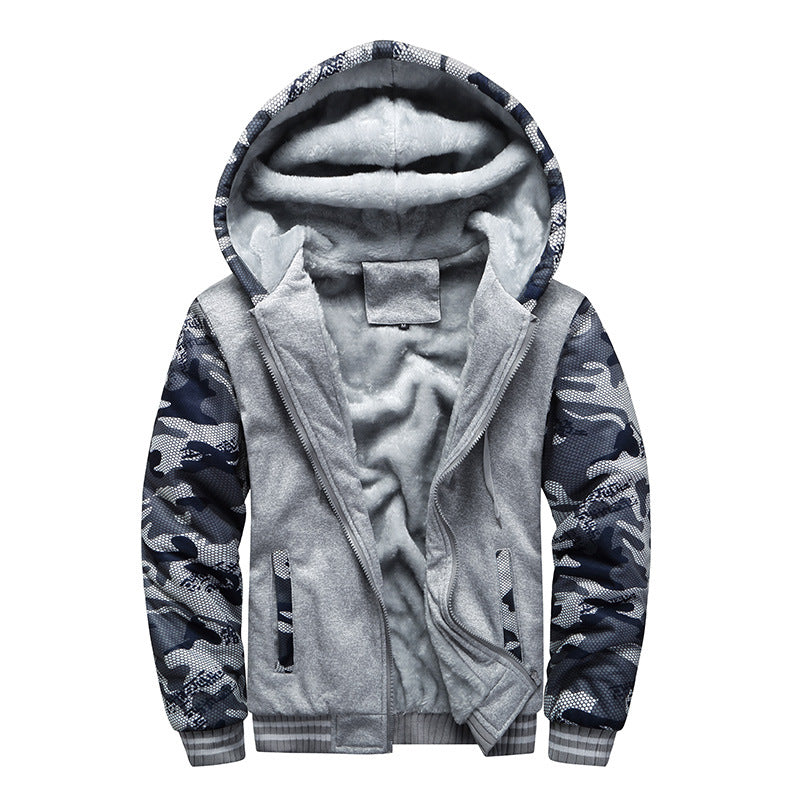 Russell - Stilvolle Samtjacke für Herren mit Kapuze