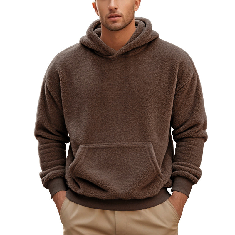 Phillip - Warmer Samt-Herren-Hoodie