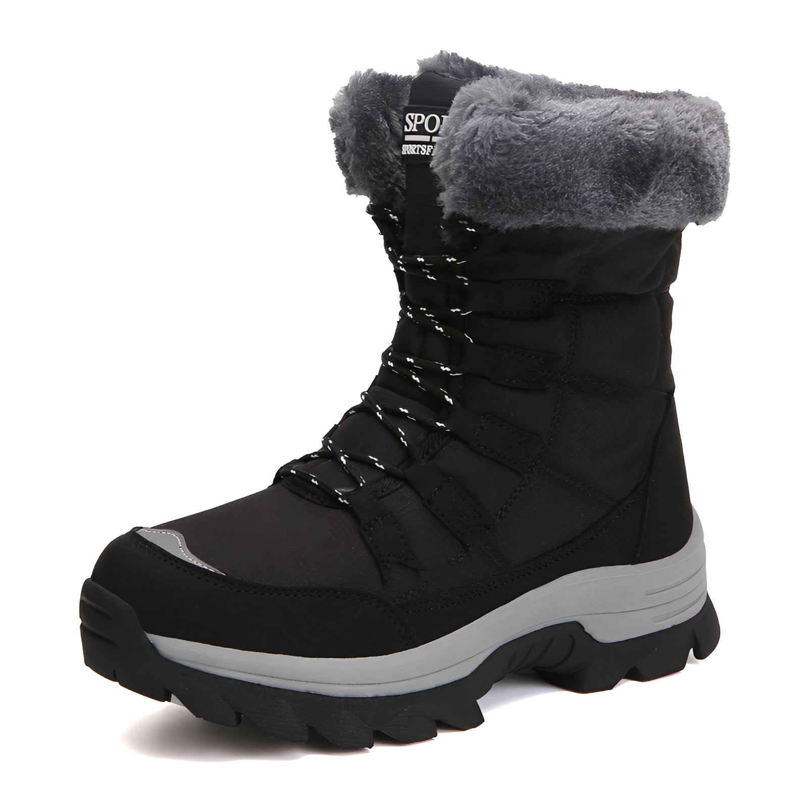 Yasmine - Bequeme, wasserdichte Samt-Winterstiefel für Damen