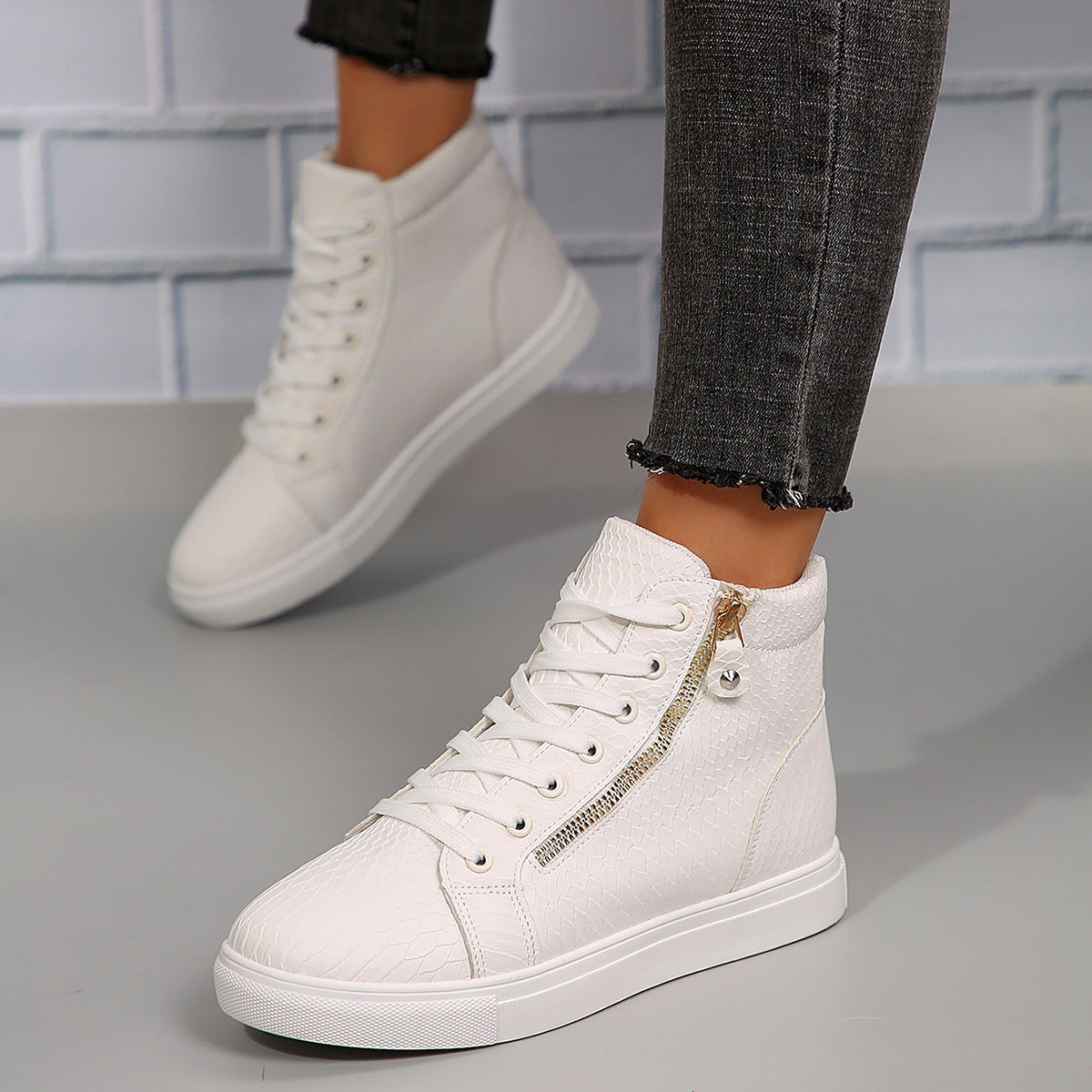 Daniella - Stylische Damensneaker mit Reißverschluss