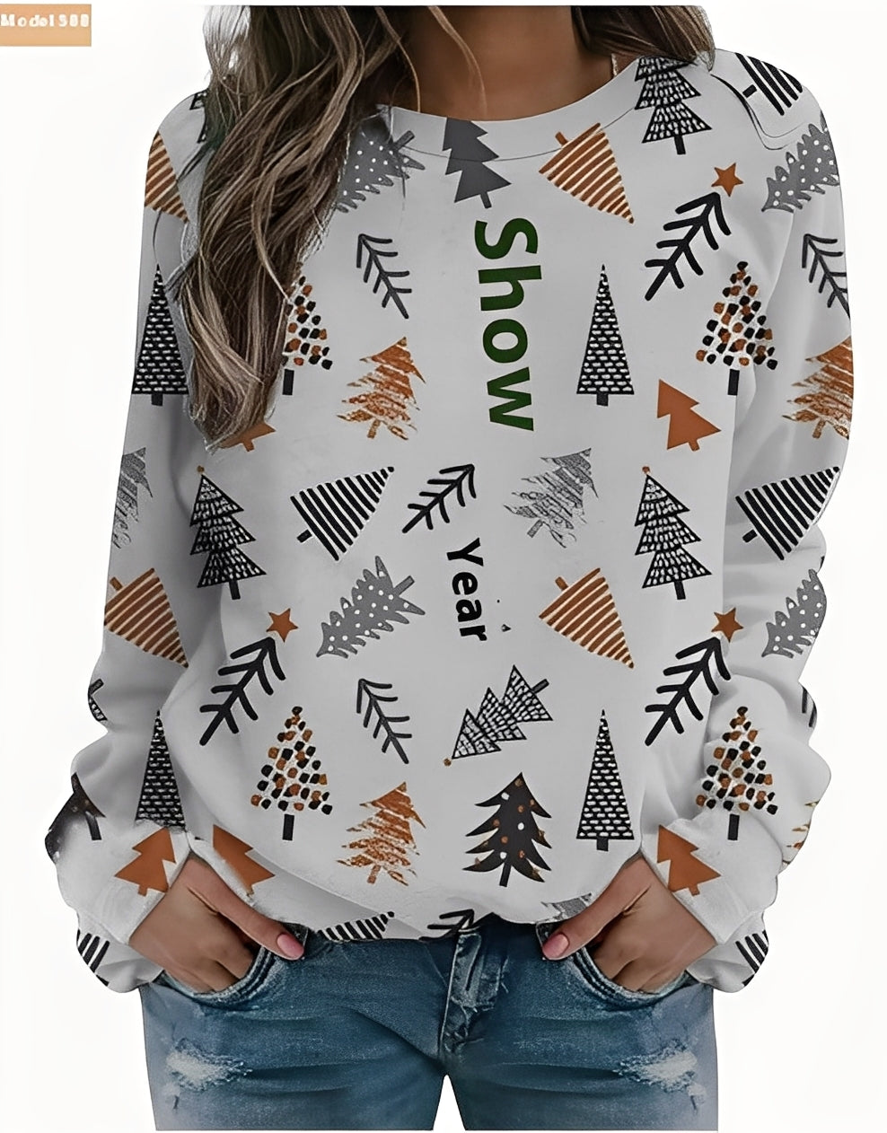 Quinty - Damen-Weihnachtspullover