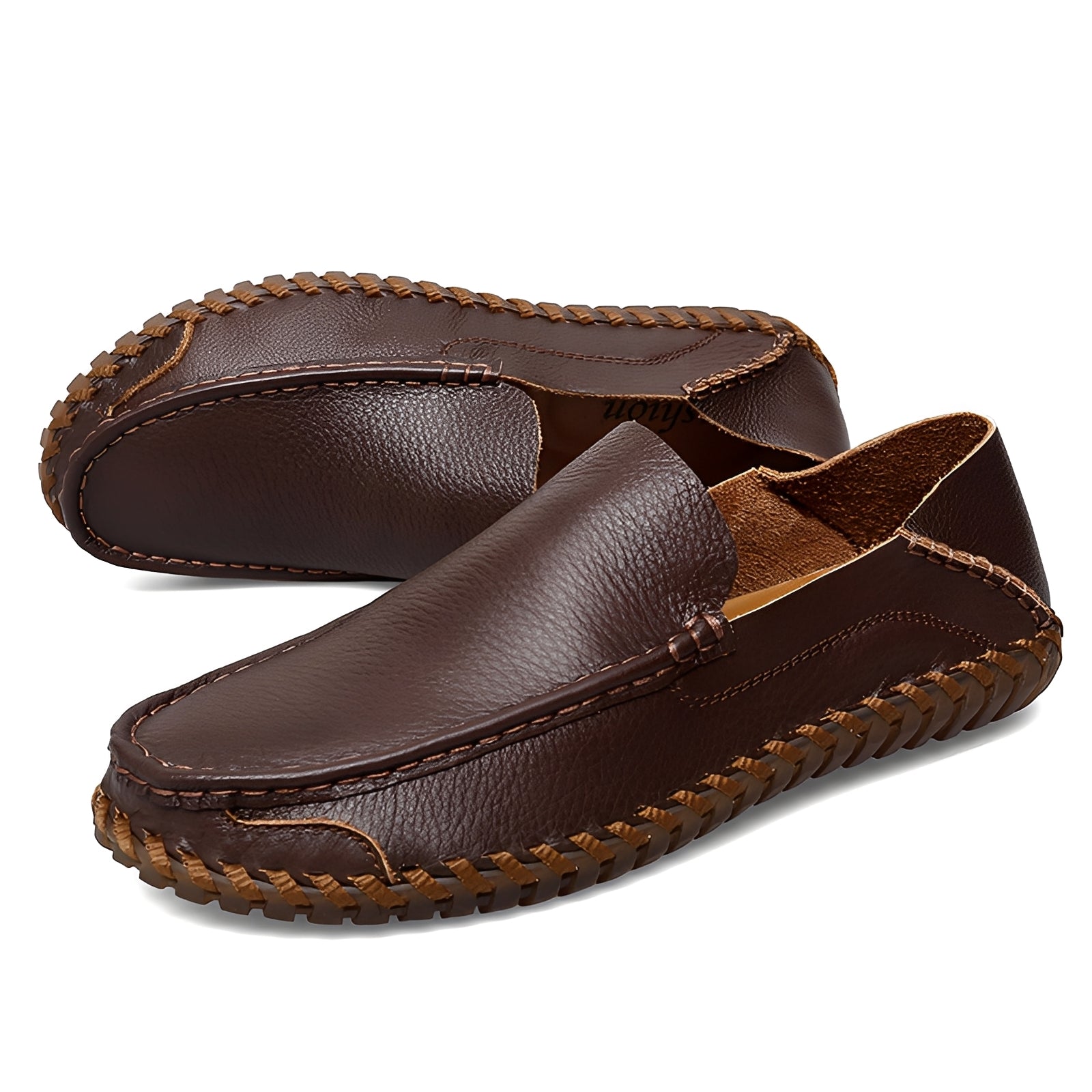 Benjamin - Bequeme Lederhalbschuhe für Herren