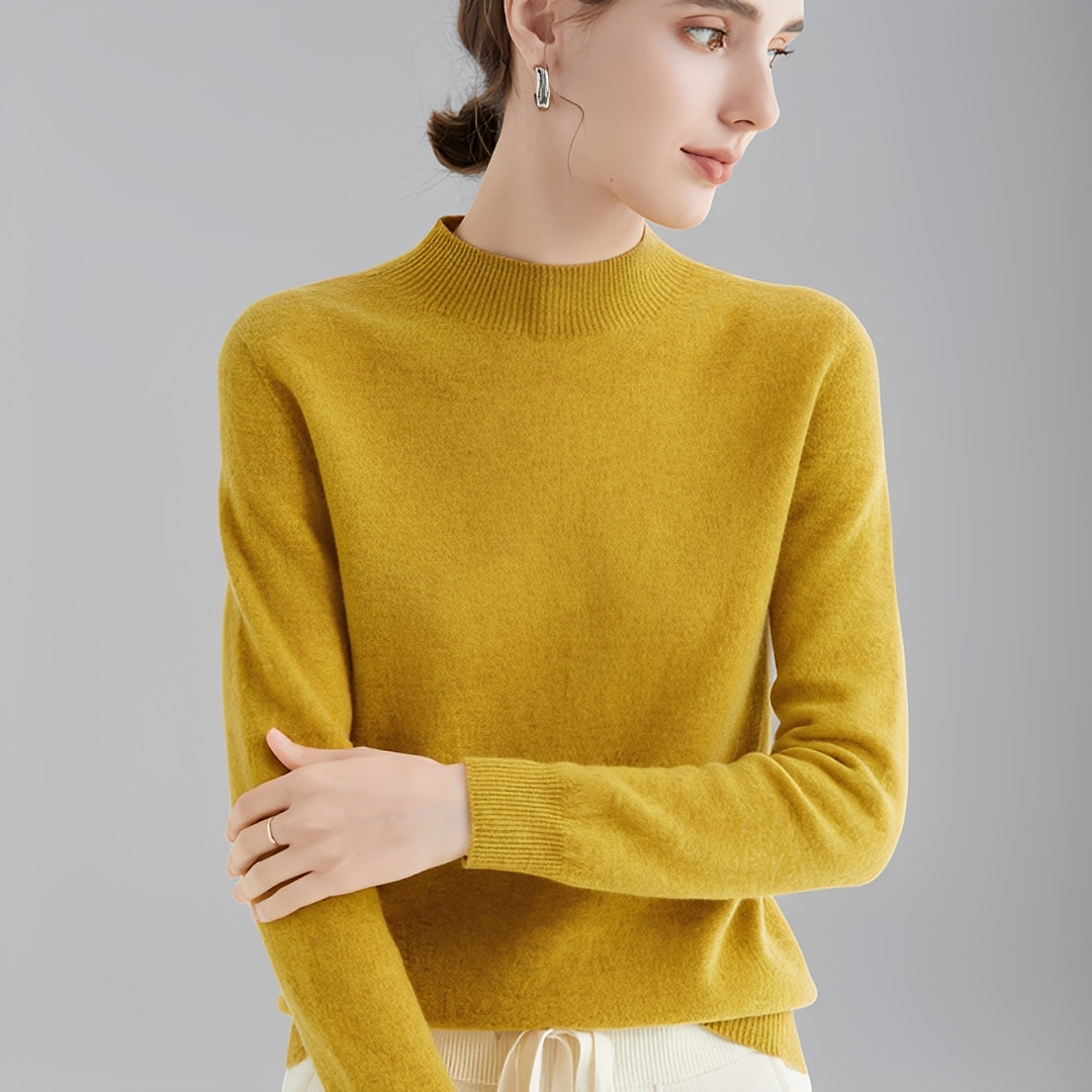 Chrystellene – Komfortabler Damen-Rollkragenpullover