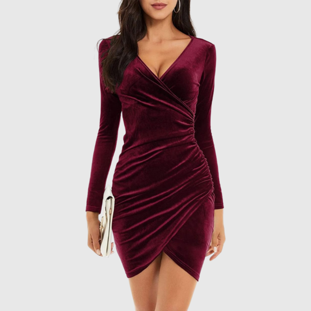 Quinn – Stilvolles Kleid aus Samt