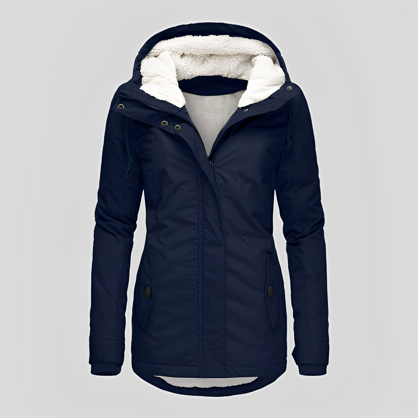 Earleen - Bequeme Damen-Sherpa-Fleecejacke