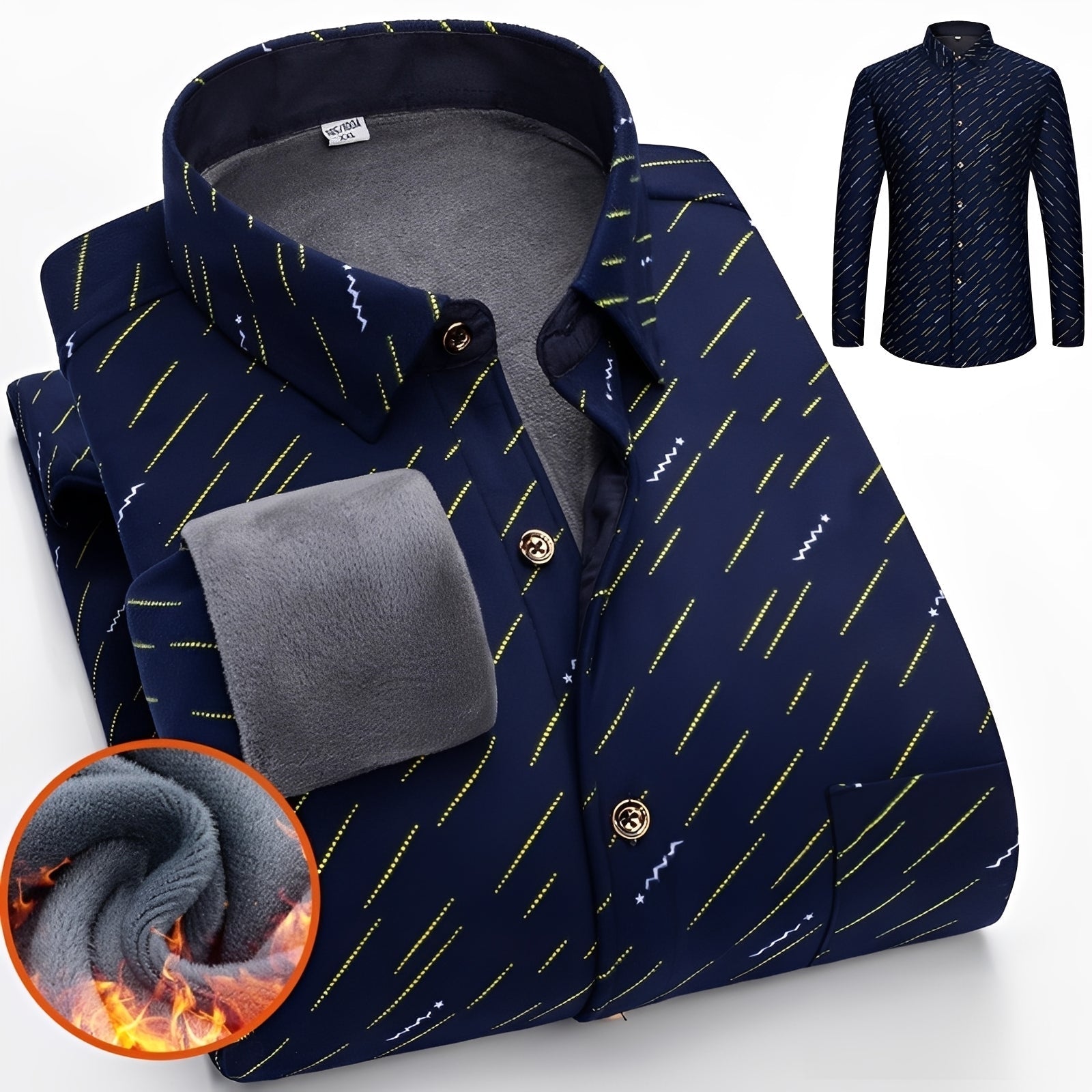 Anton – Elegantes, warmes Karohemd für Herren
