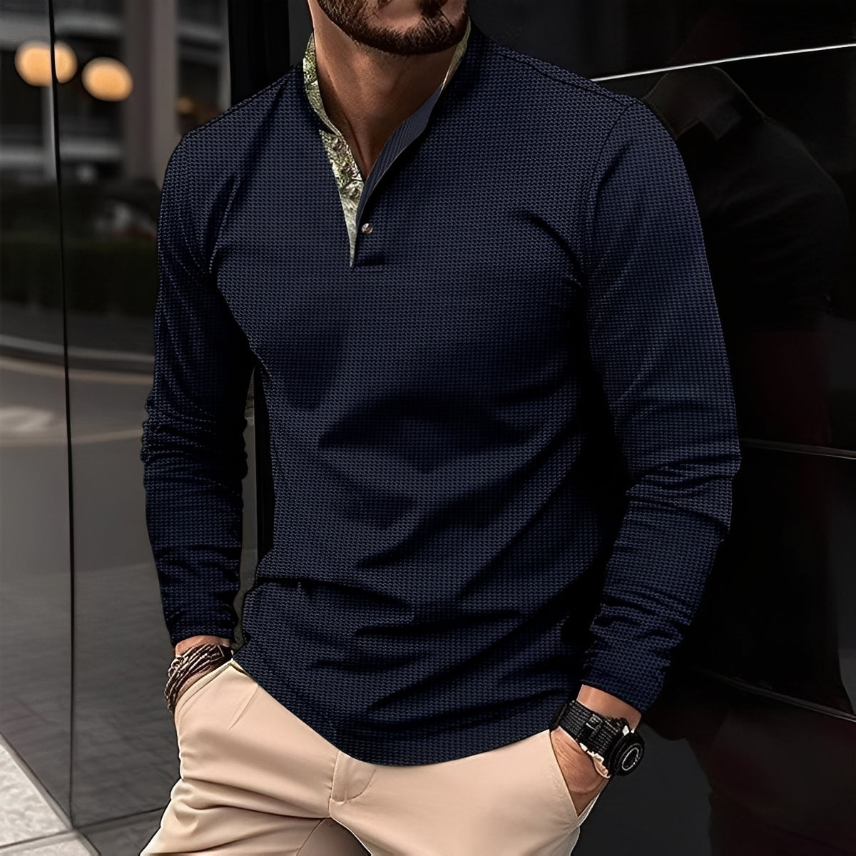Chester - Neues Herren-Polohemd mit Kragen
