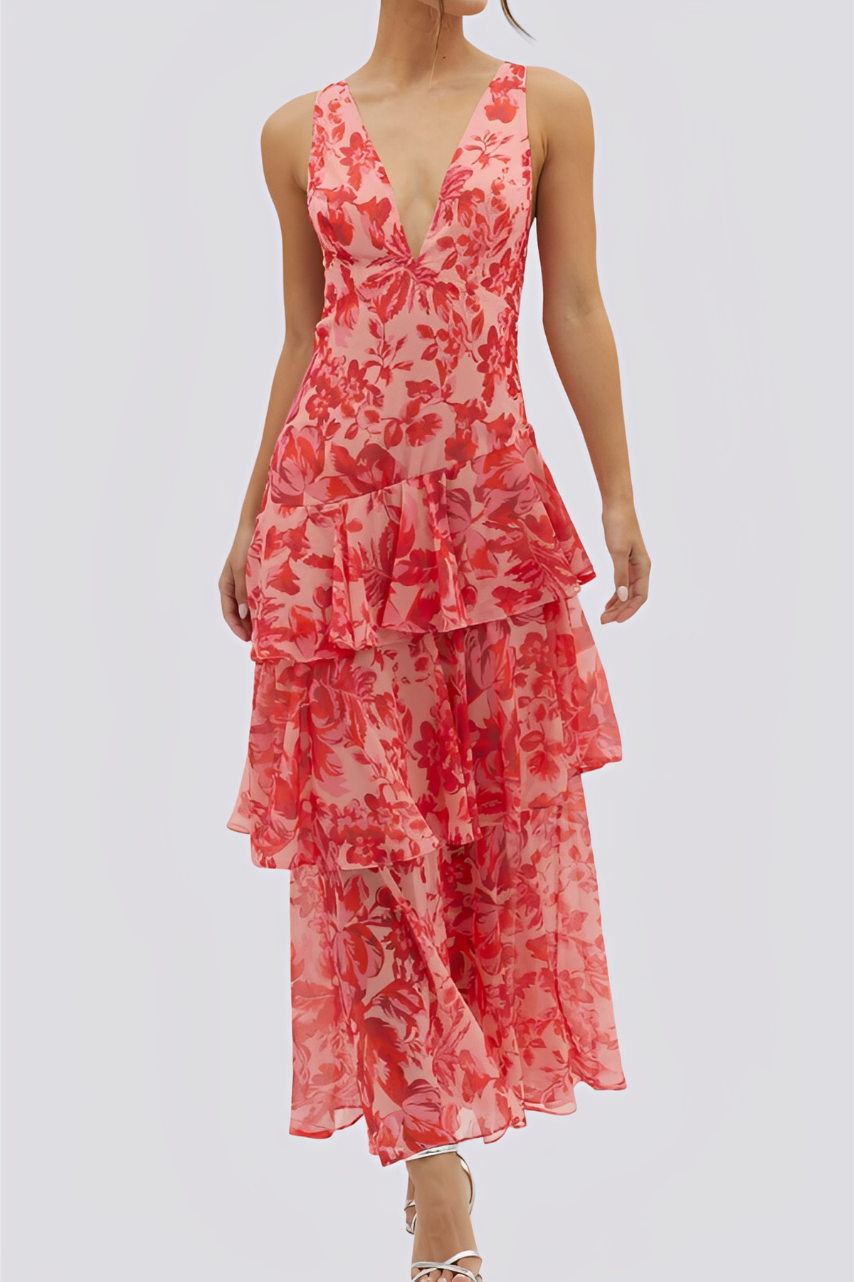 Tiffany - Elegantes Maxikleid mit Neckholder für Damen