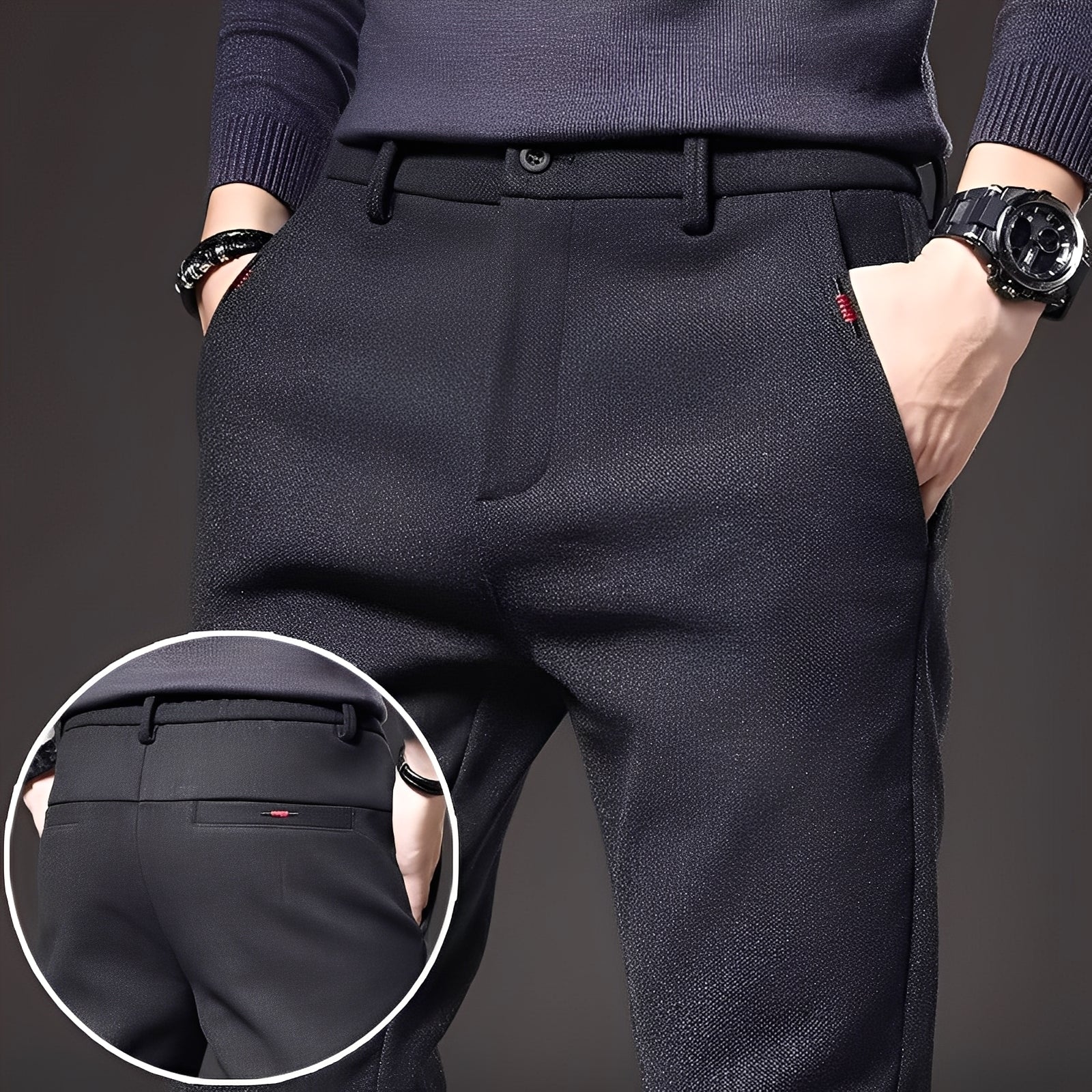 Roger - Schicke, schmal geschnittene Herrenhose