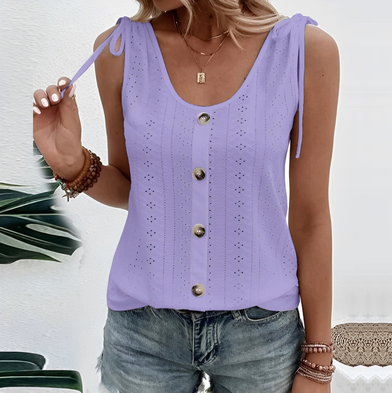Millie - Eleganter ärmelloser Tanktop für Frauen