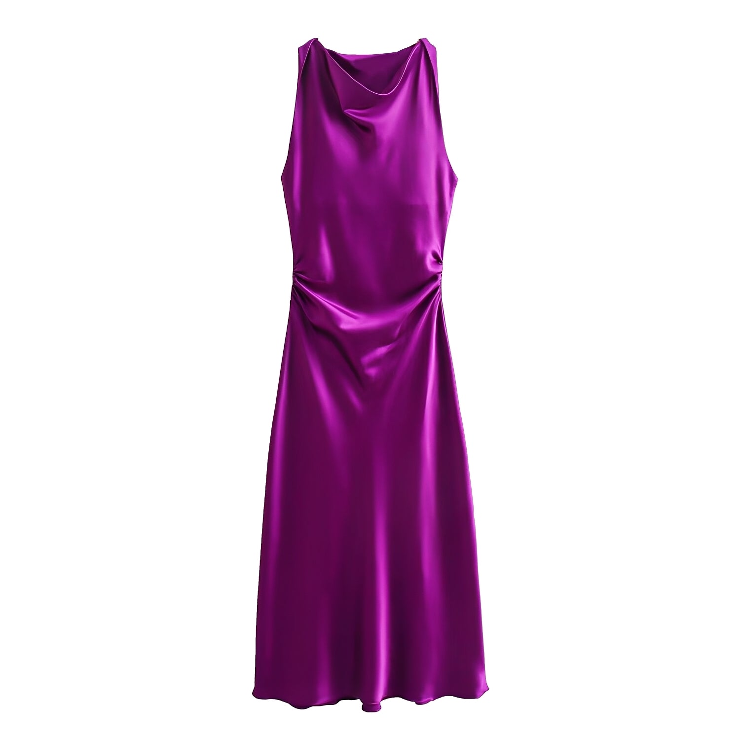 Veronica - Stilvolles Neckholder-Midikleid für Damen