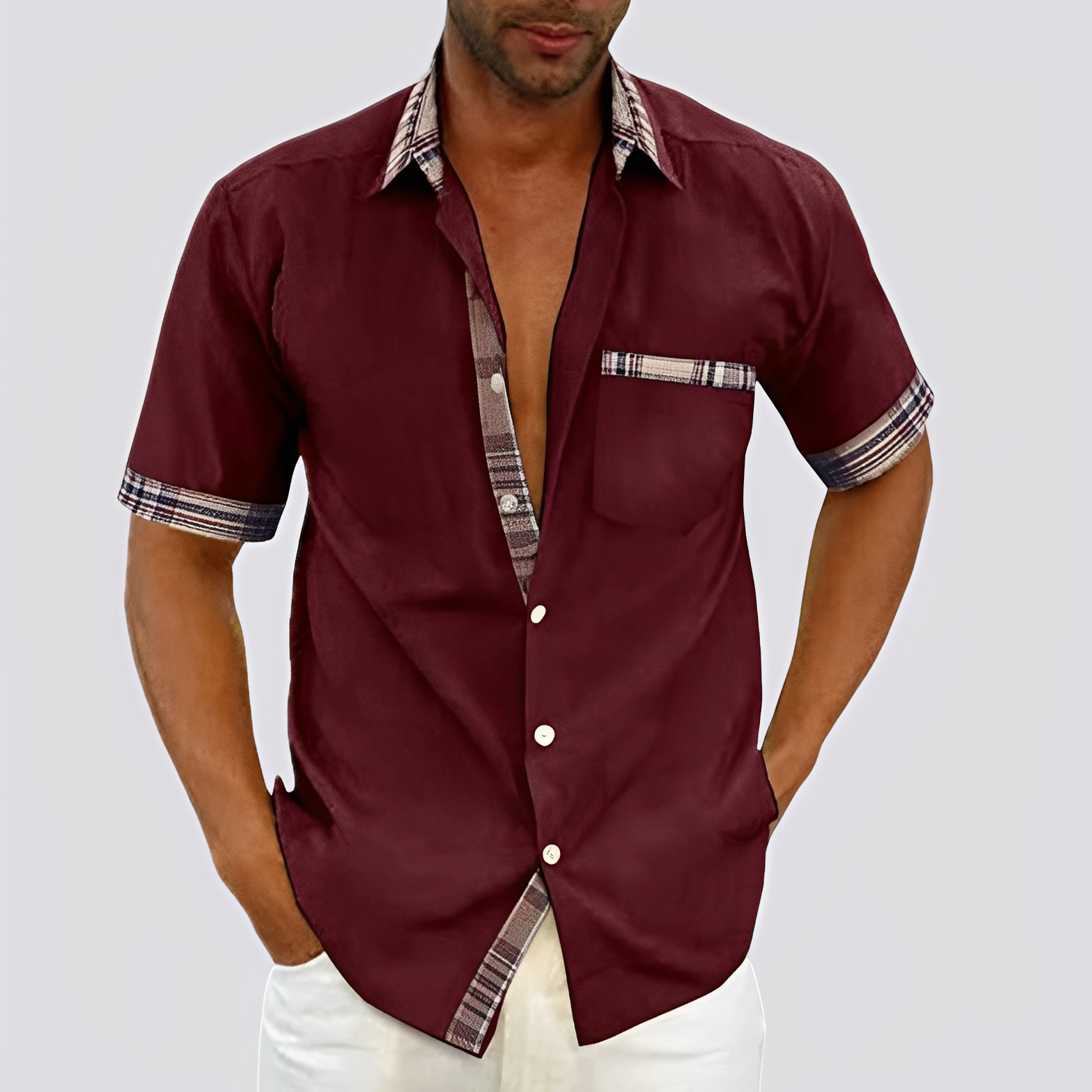 Matt - Elegantes Herren-Kurzarmhemd