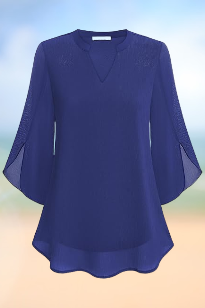 Celeste - Elegante Bluse mit offenen Ärmeln
