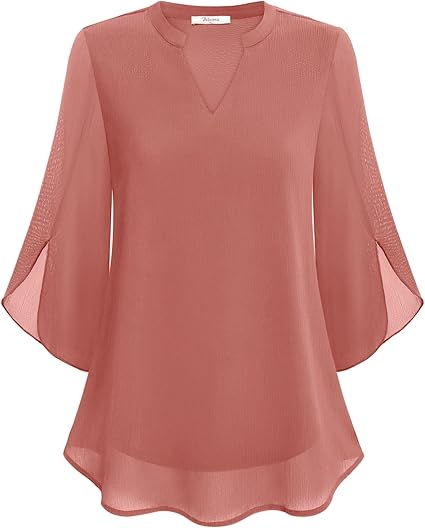 Brianna - Bluse mit offenem Ärmel und modischer Bewegung