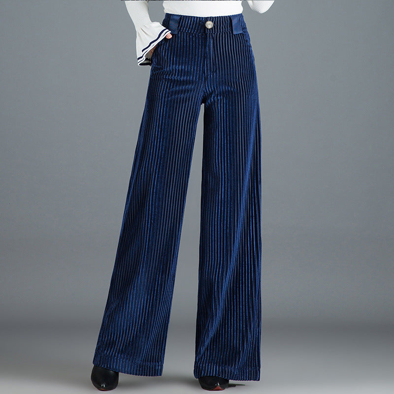 Casey - Elegante, weit geschnittene Cordhose für Damen