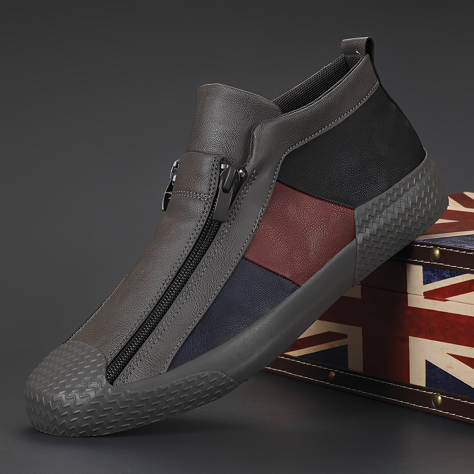 Alex - Elegante Herrenschuhe mit Farbkontrasten