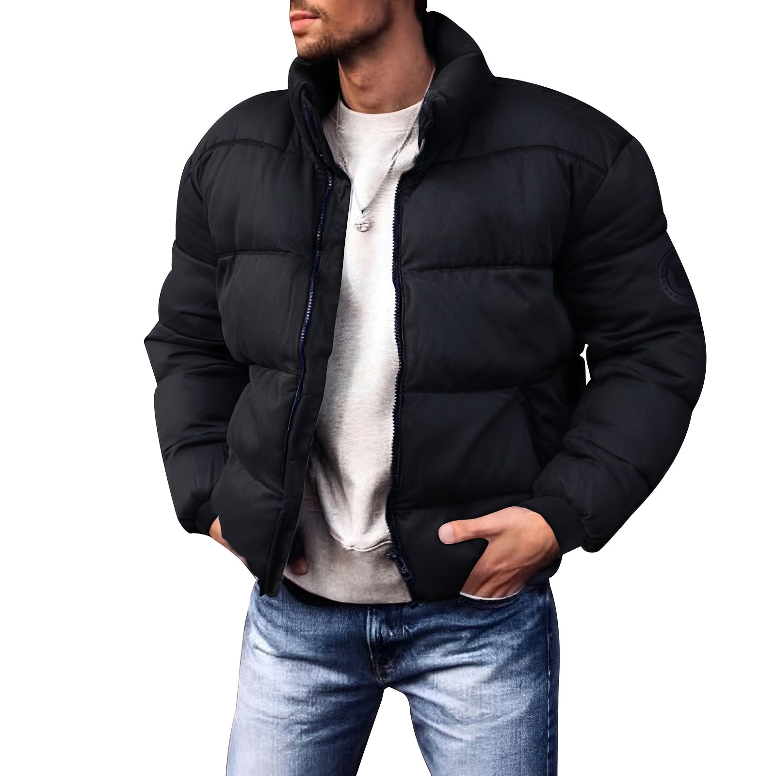 Richard - Leichte, gefütterte Herren-Steppjacke