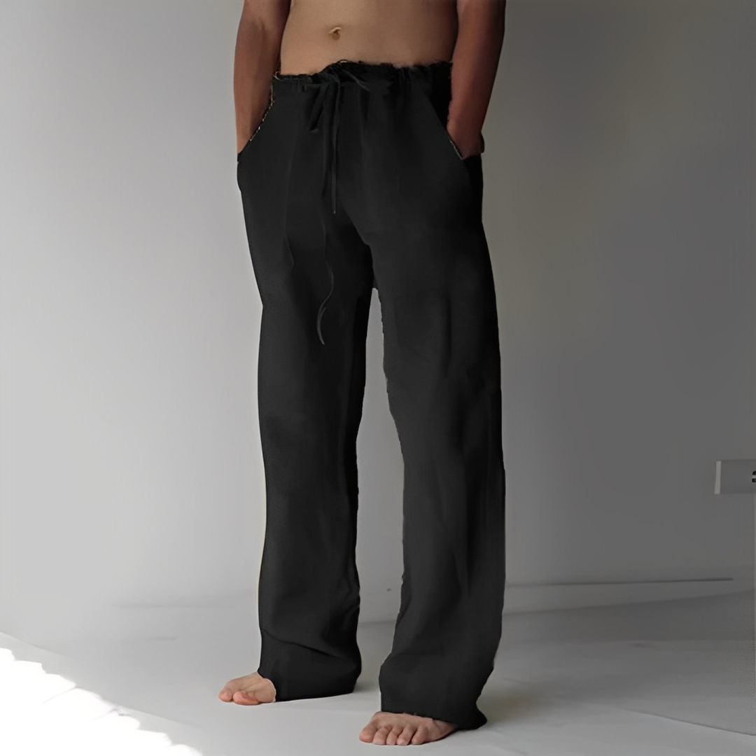 Kirk - Weite Hose mit modischer Kordel für Herren