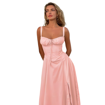 Irene - Stilvolles Damen-Midikleid mit Korsett