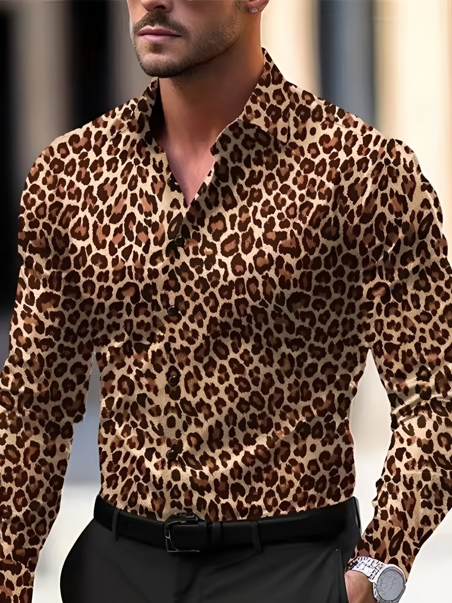 Archie - Elegantes Herrenhemd mit Knopfleiste