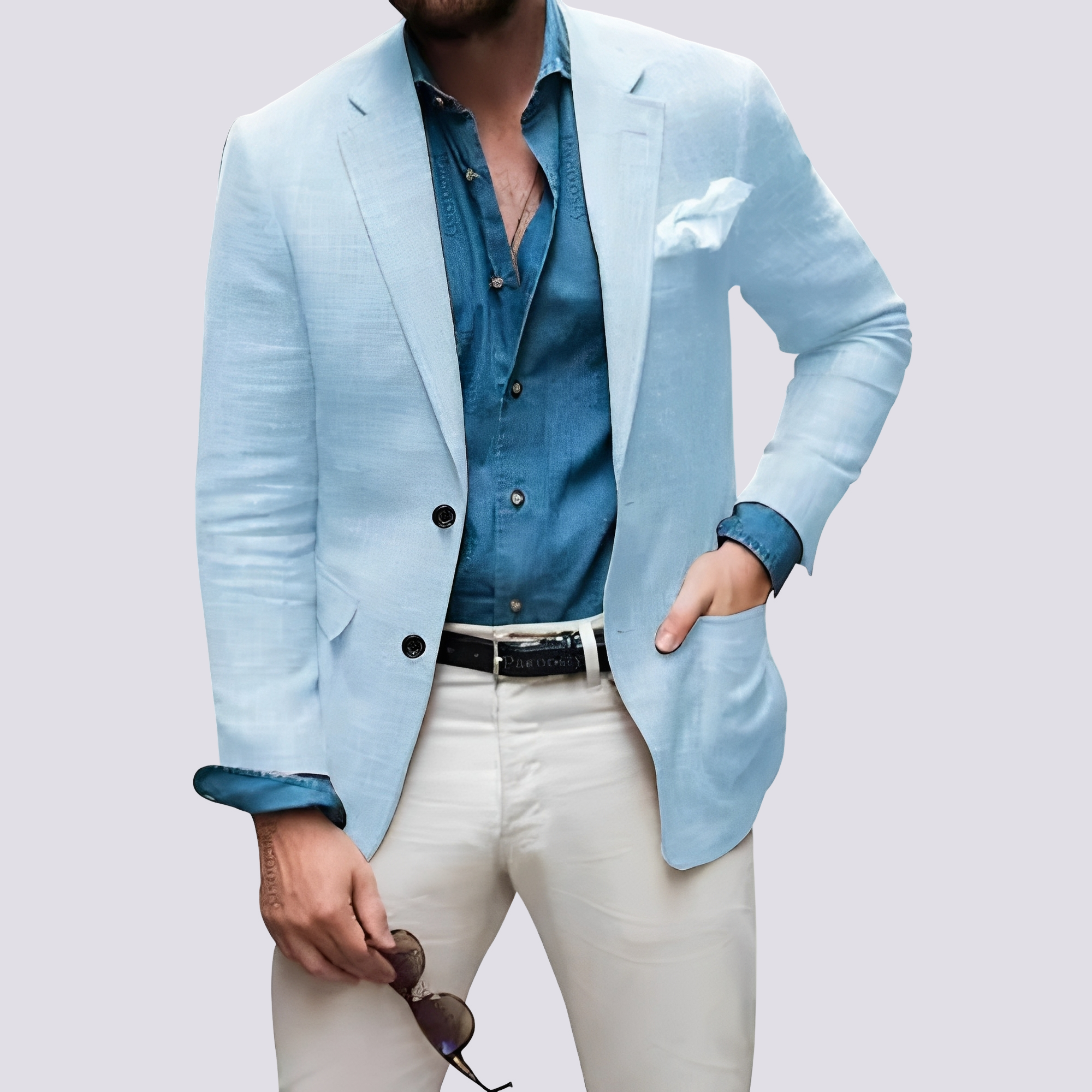 Glenn - Elegante Jacke für Männer mit Knöpfen