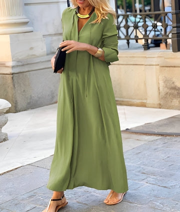 Nicole - Bequemes, locker geschnittenes Maxikleid für Damen