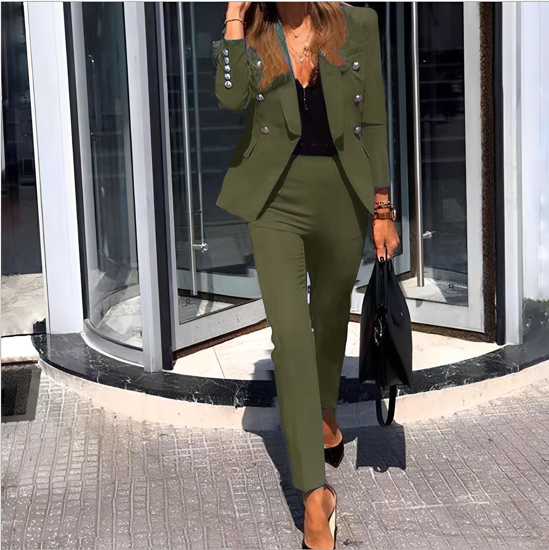 Erika - Modernes Blazer- und Hosen-Set für Frauen