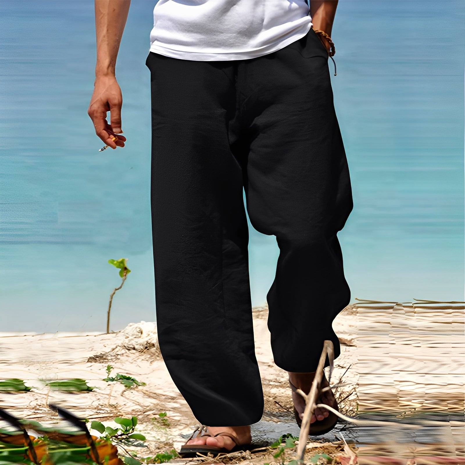 Milan - Komfortable Herren-Leinenhose