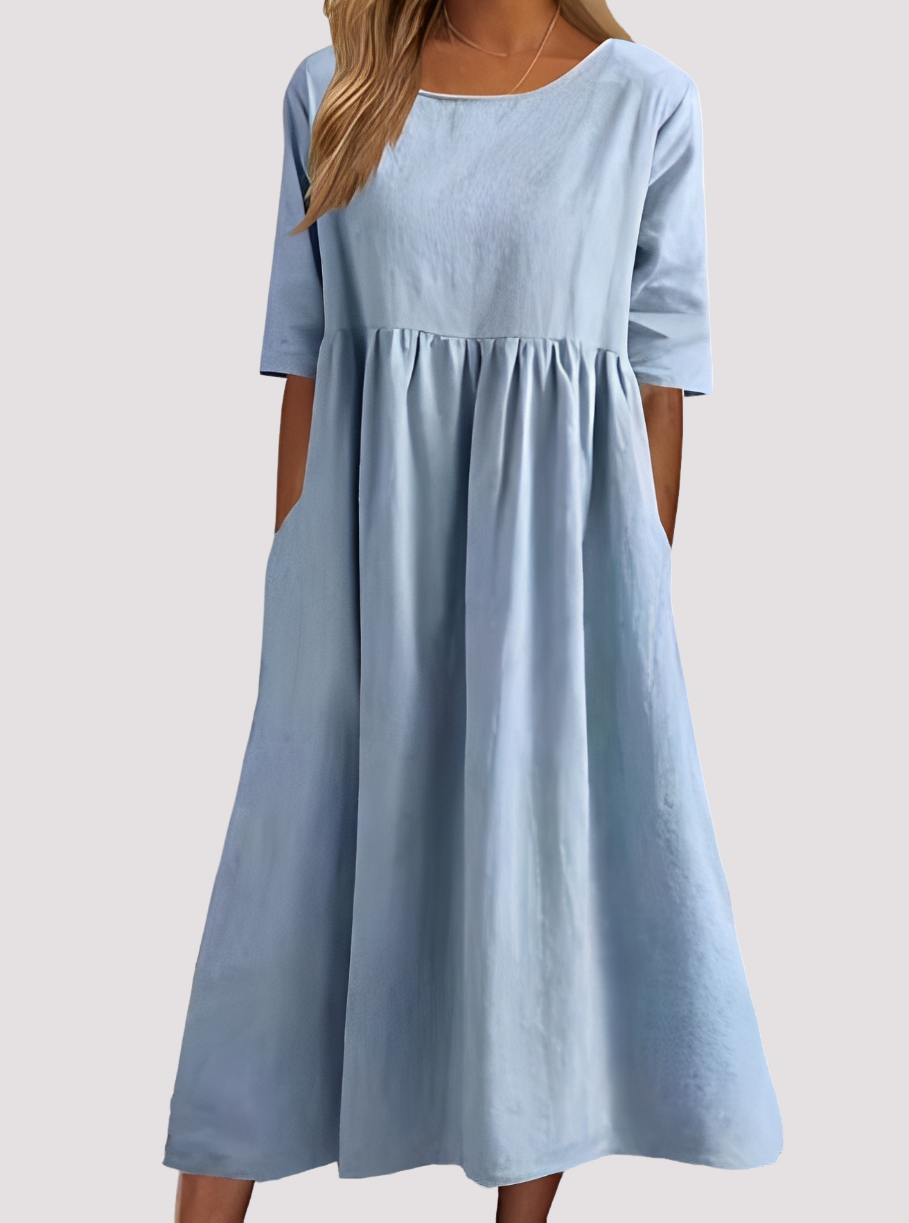 Julie - Lässiges Kleid mit Taschen für Damen