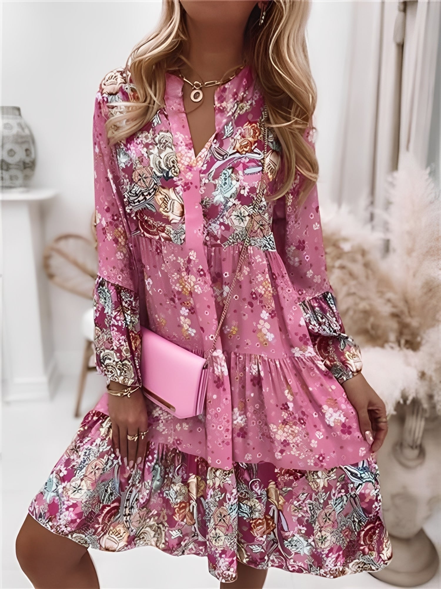 Jessie - Schickes, locker geschnittenes Damen-Partykleid