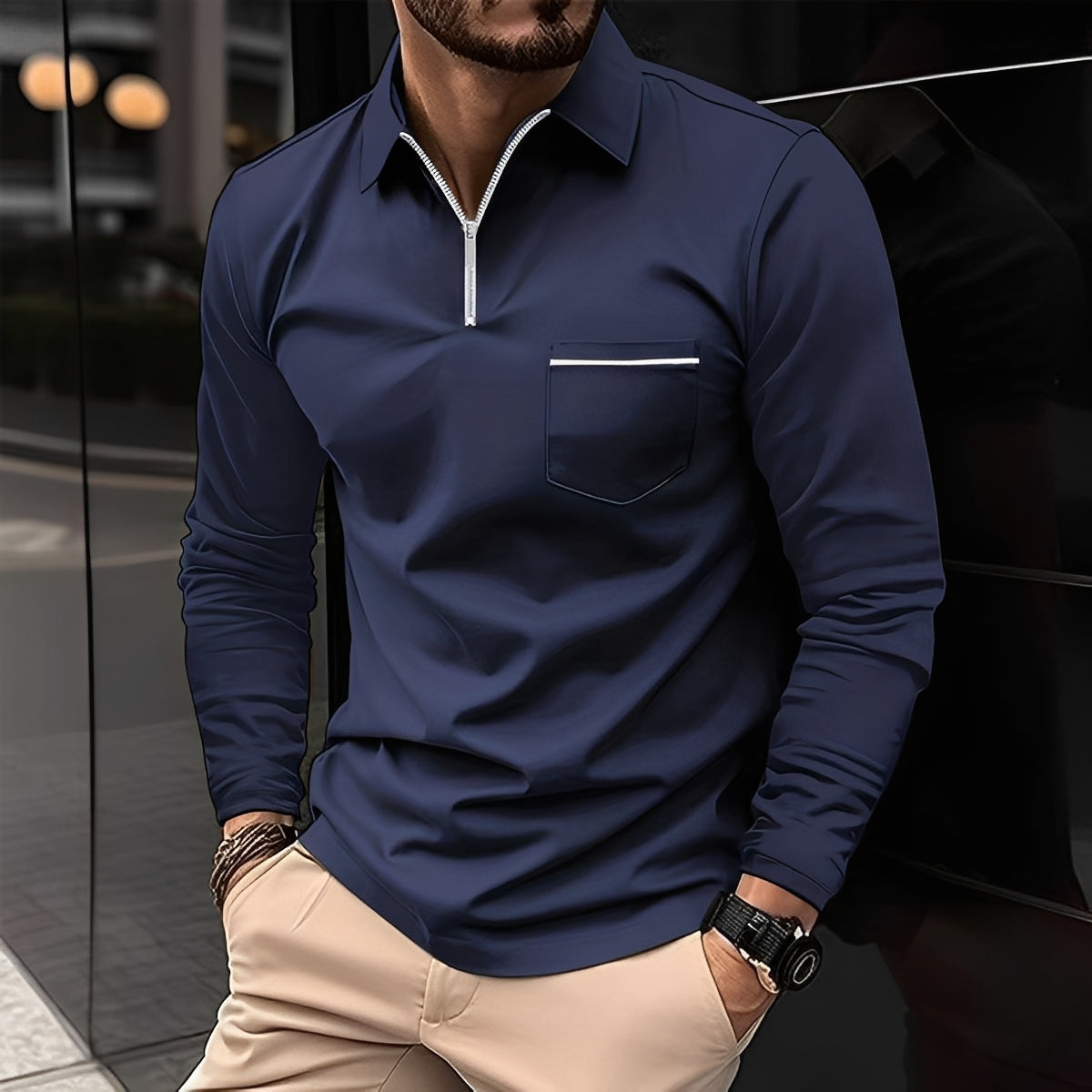 Florent - Komfortables Langarmhemd