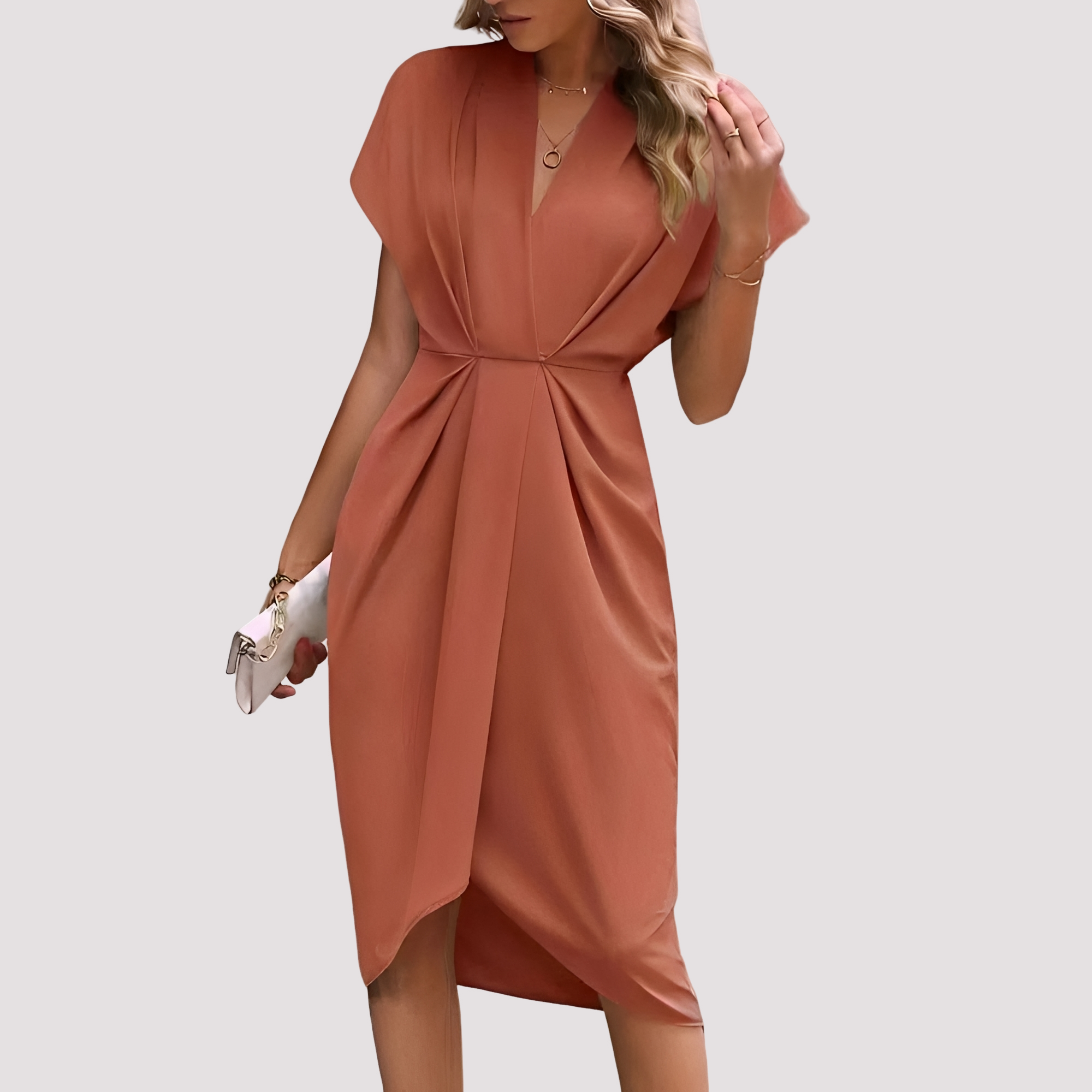 Gwen - Schickes Midikleid mit Schlitz